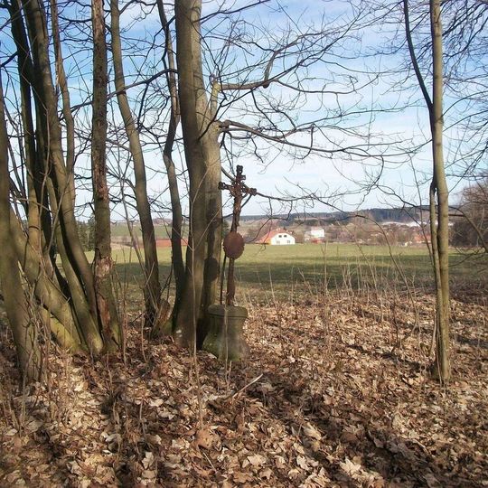 Kříž u Těmic u lokality Soupusť