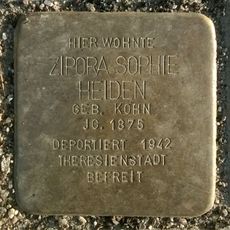 Stolperstein en memoria de Zipora Sophie Heiden
