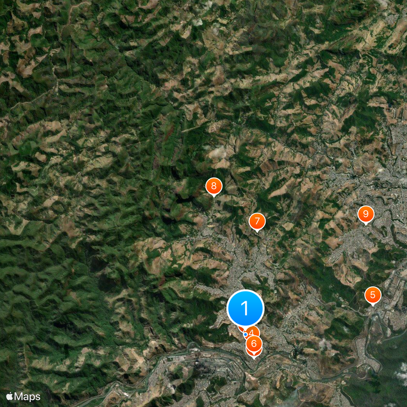 Coronel Fabriciano Kaart