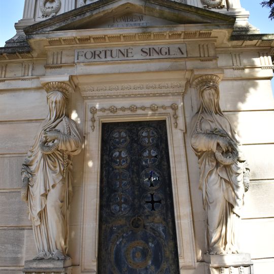 Grave of Fortuné Singla