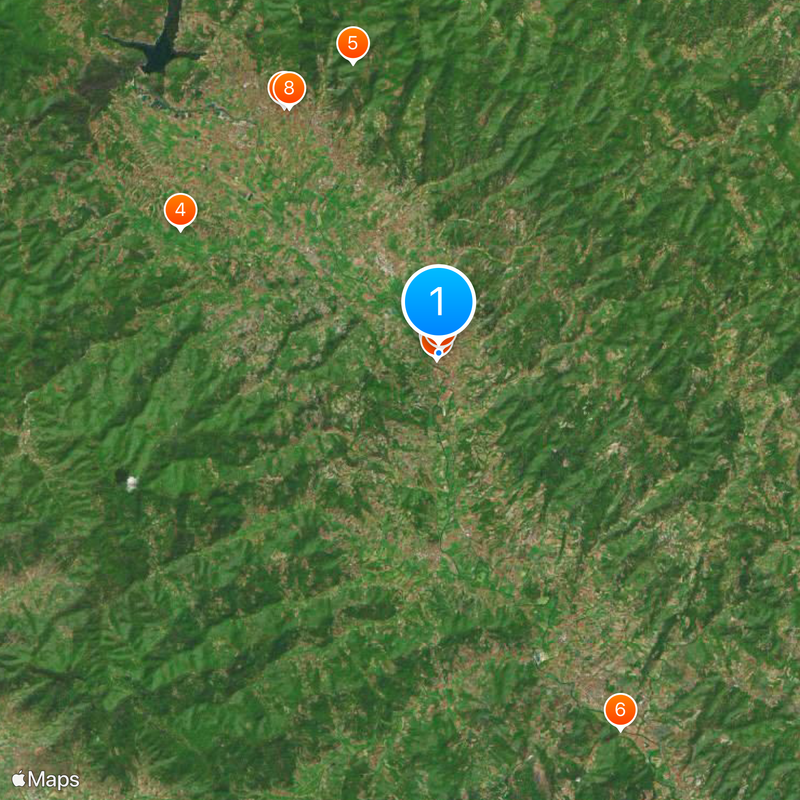 Città di Castello Map