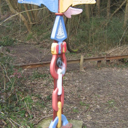 Millennium Milepost East Grinstead