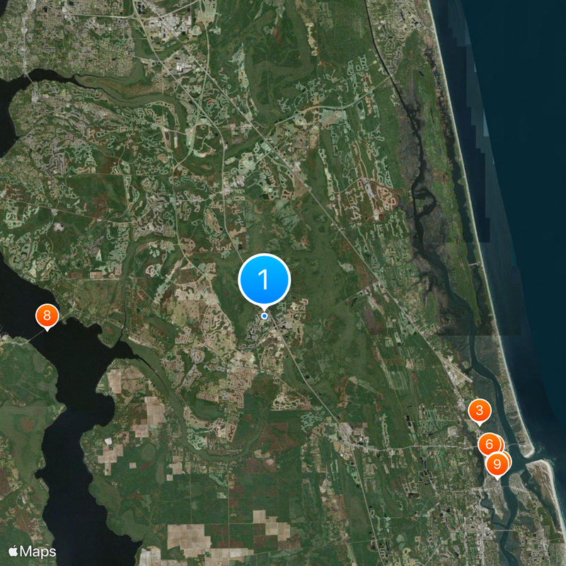 World Golf Hall of Fame Mappa