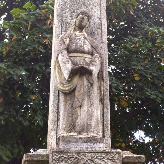 Cintorínsky kríž, socha