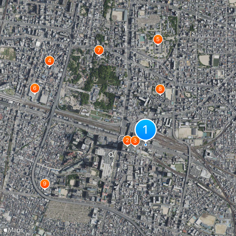 Tennōji Station Map