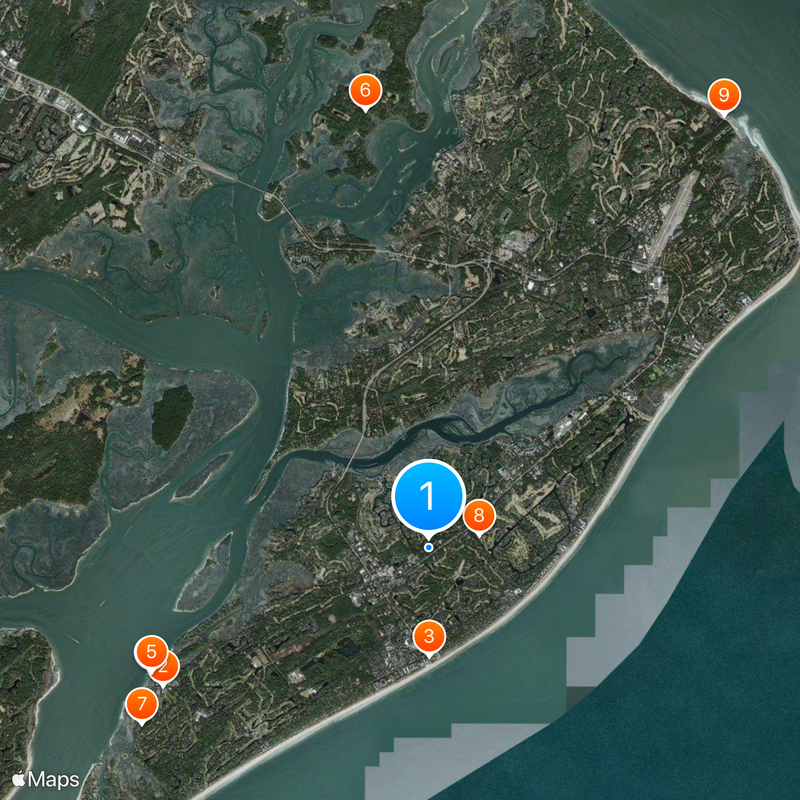 Hilton Head Island Carte