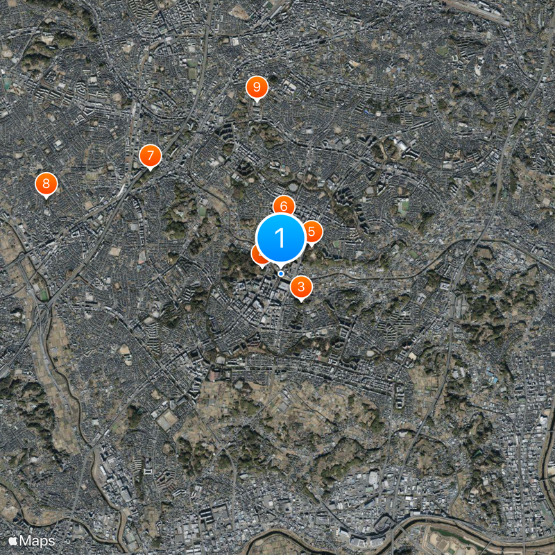 Kōhoku New Town Map