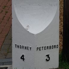 Milepost, Peterborough Road, by No. 54