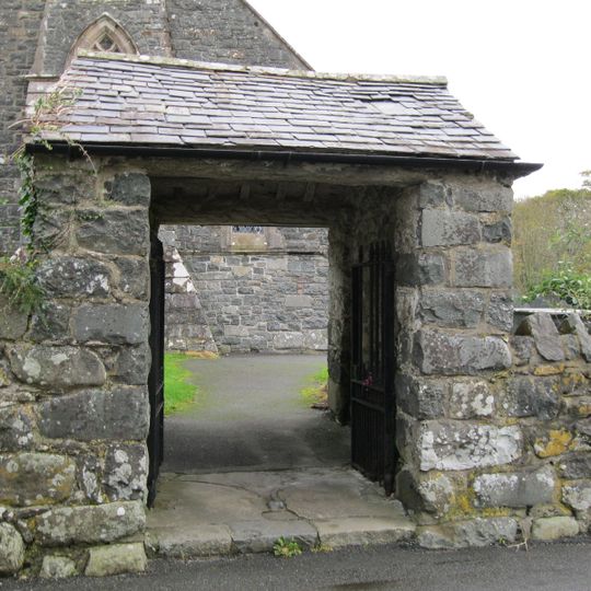Churchyard Wall and Lychgate to the Church of St John the Baptist
