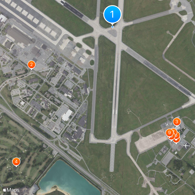 Dover Air Force Base Mapa
