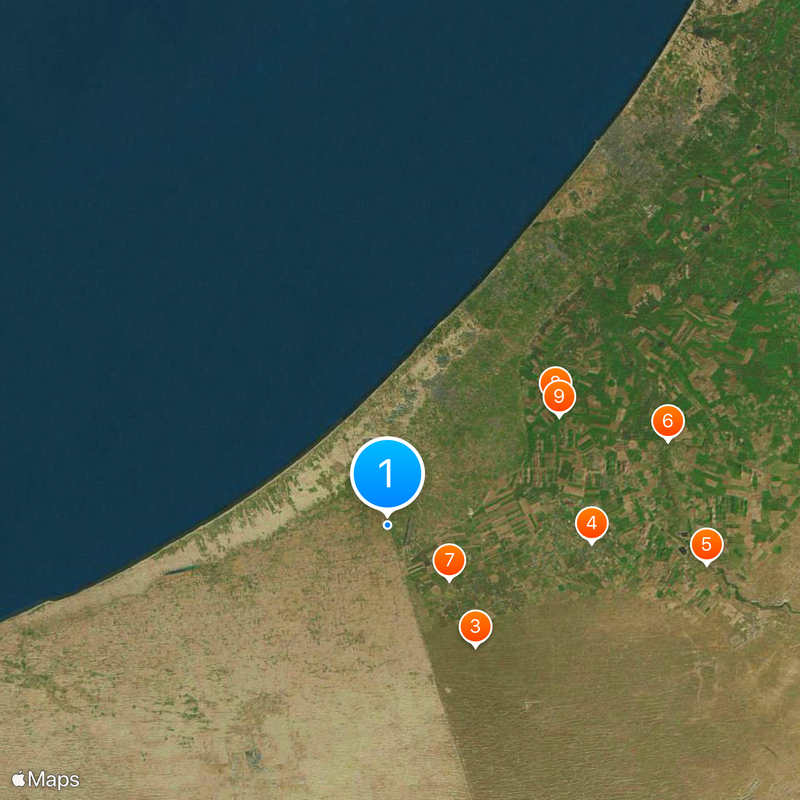 Saladin Corridor Mapa