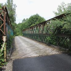 Silniční most přes Blanici u stanice Spálenec