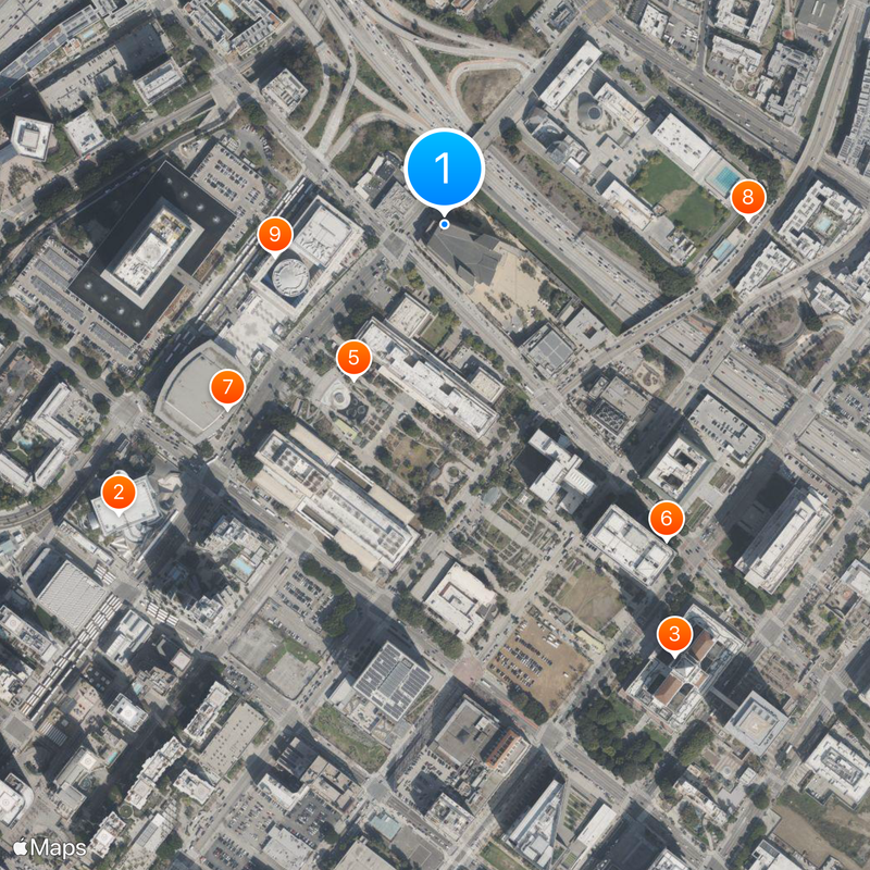 Cathedral of Our Lady of the Angels Map