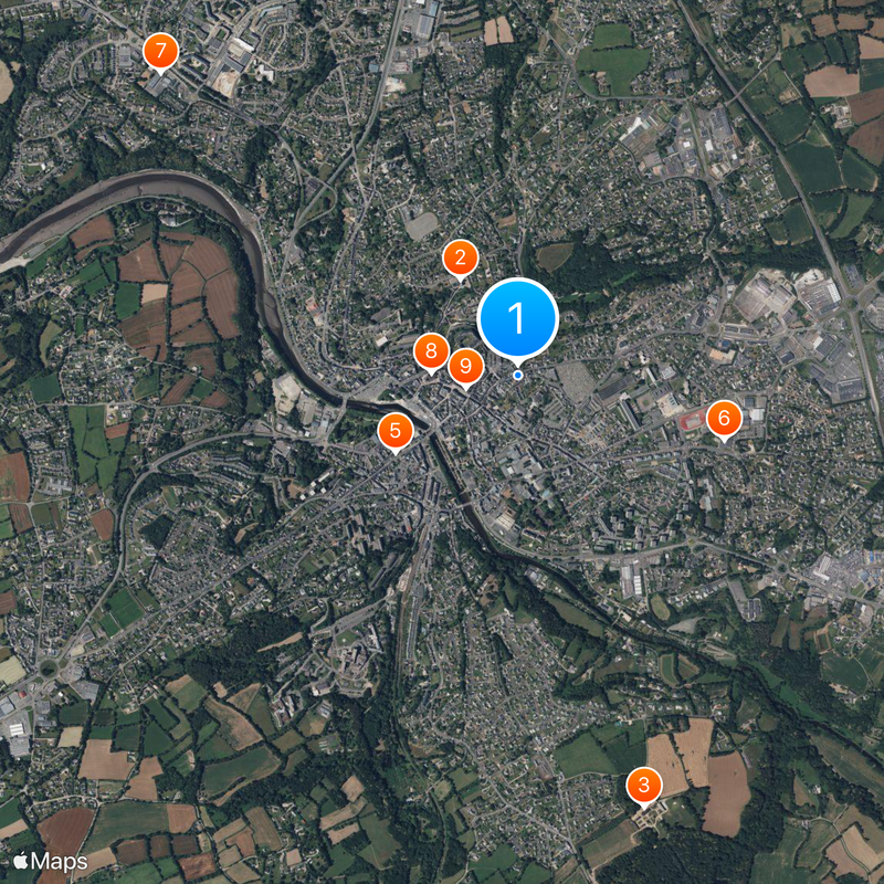 Trégor Map