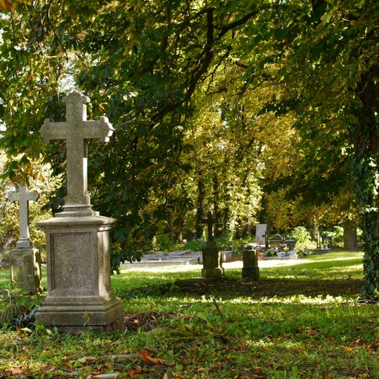 Cmentarz rzym.-kat. św. Michała Archanioła - układ przestrzenny z drzewostanem w Kcyni