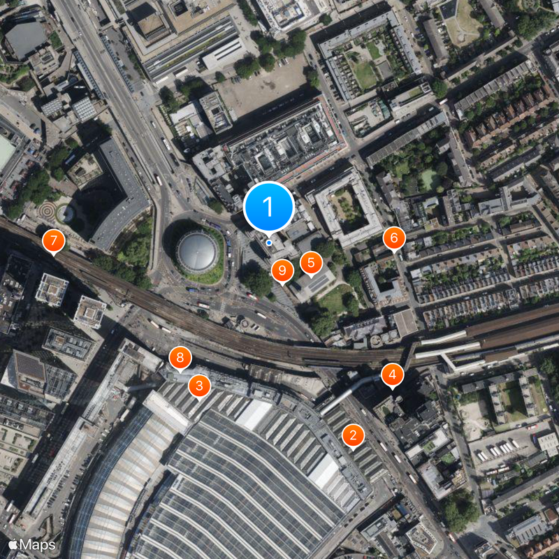 Florence Nightingale School of Nursing and Midwifery Map