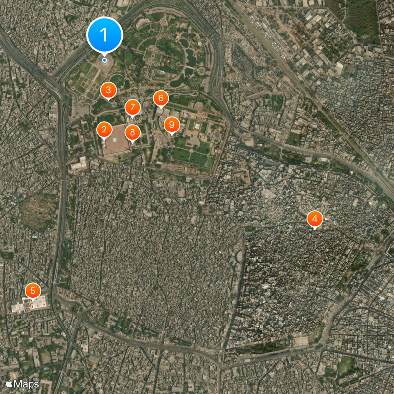 Minar-e-Pakistan Mapa