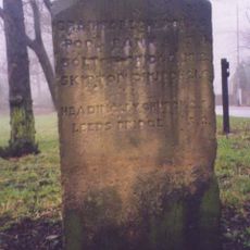 Milestone, Otley Road, jct with Church Lane at SE26973985