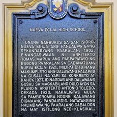 Nueva Ecija High School historical marker