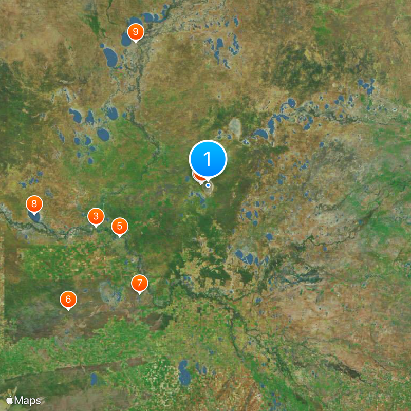 Lake Mungo Map
