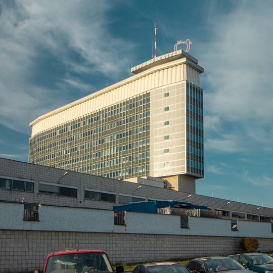 Česká televize buildings at Kavčí hory