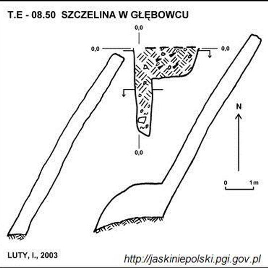 Szczelina w Głębowcu