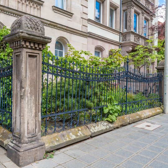 Einfriedung Parkstraße 11 in Nürnberg