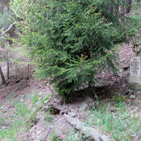 Jíchův kříž jihovýchodně od Brda