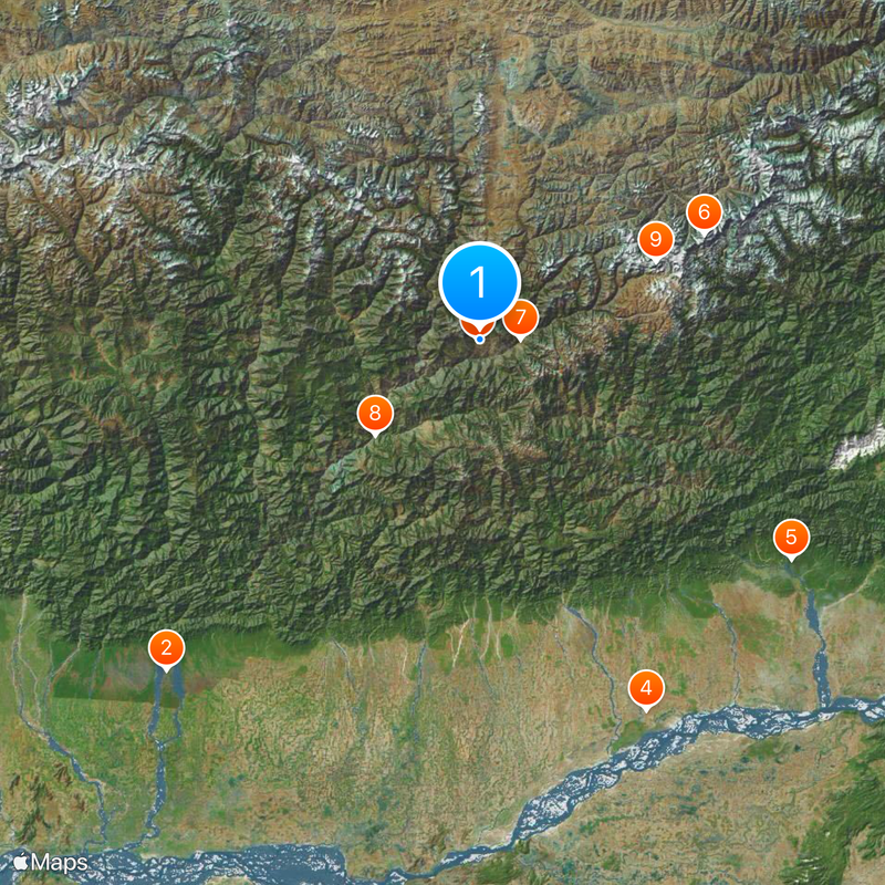 Tawang Map