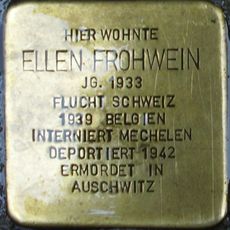 Stolperstein à la mémoire d’Ellen Frohwein