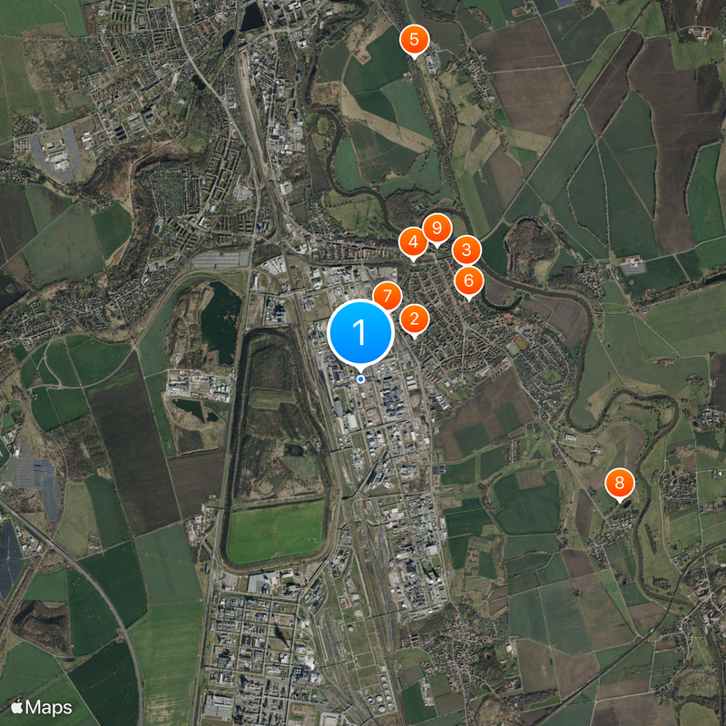 Leuna works Map