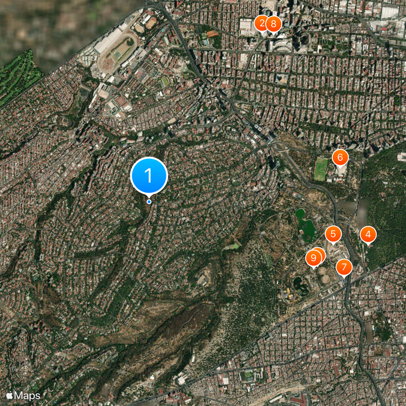 Lomas de Chapultepec Map