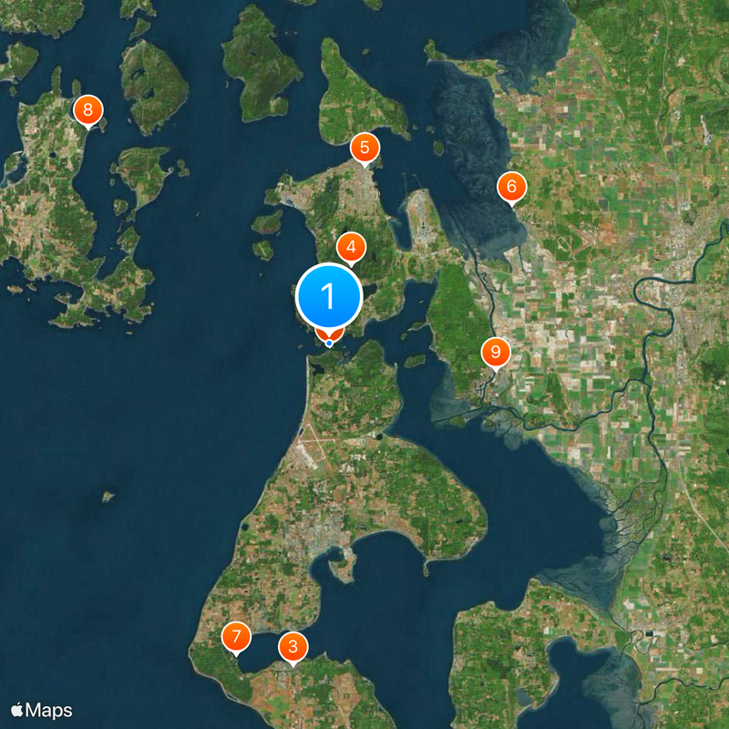 Deception Pass Map