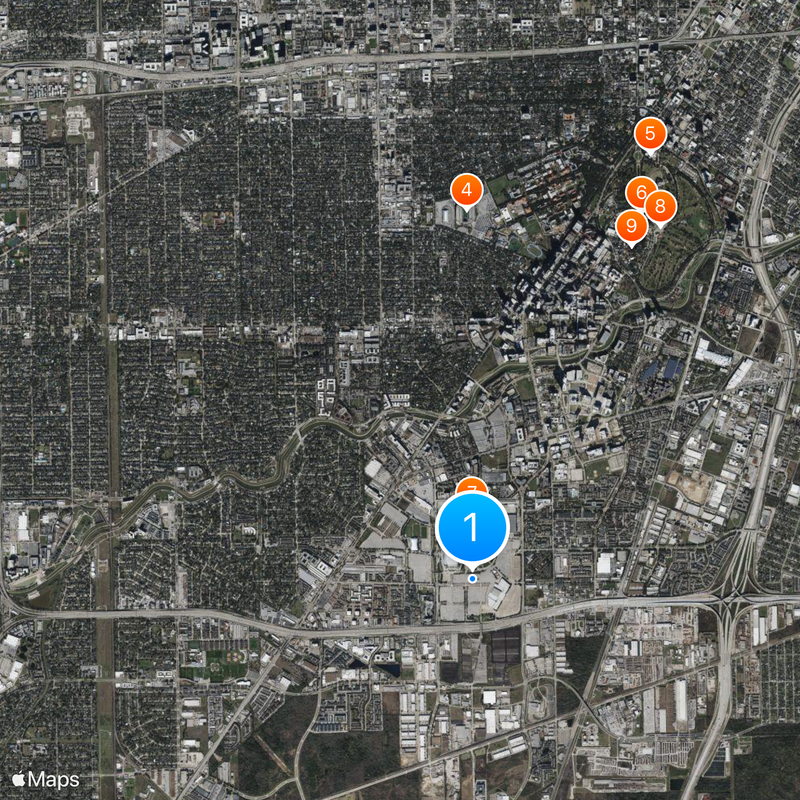 NRG Park Map