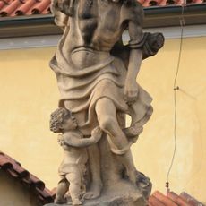 Socha sv. Šebestiána v Praze, ul. Karlovarská