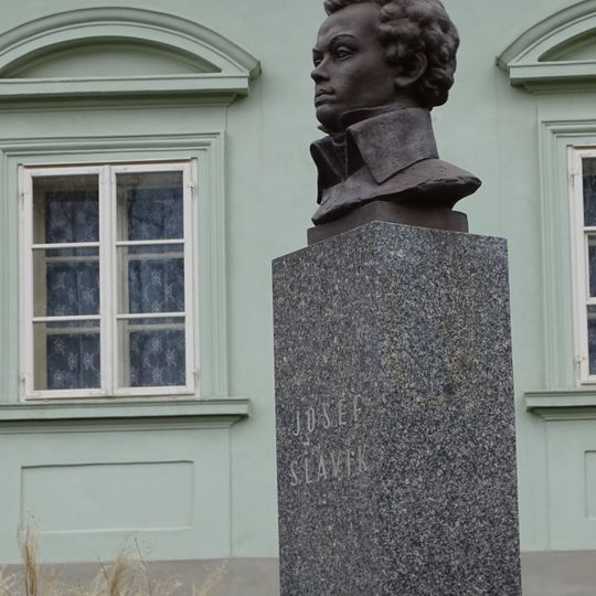Bust of Josef Slavík in Hořovice