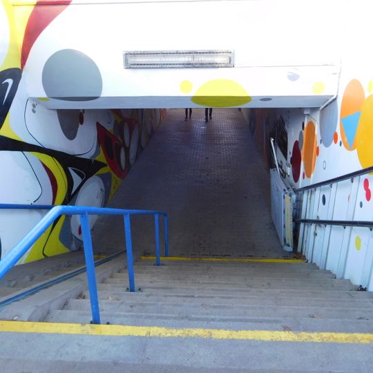 Underpass of Praha-Kyje train station