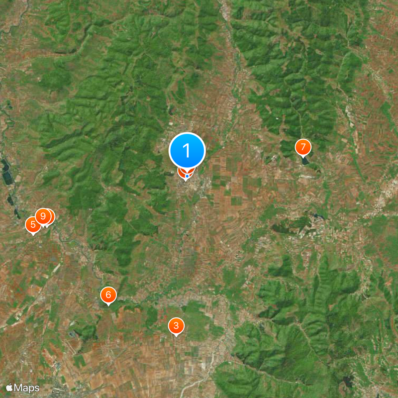 Sfântu Gheorghe Mappa