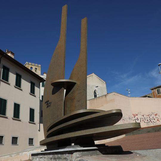Sculpture of Pasquale Galbusera in Piombino