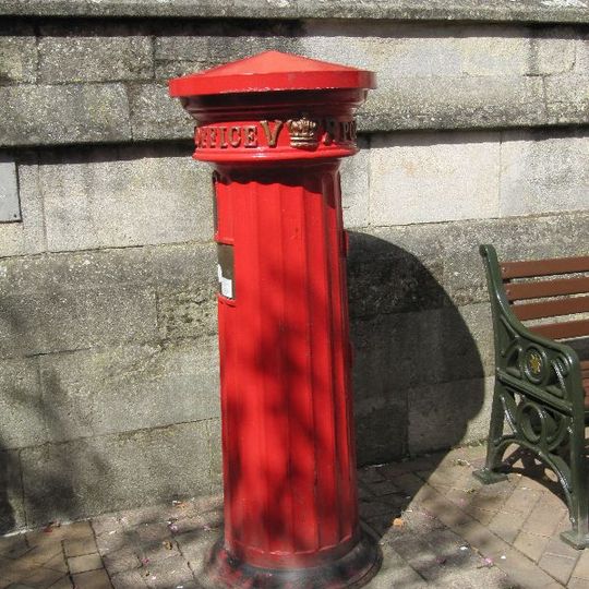 Pillar Box Approximately 1 Metre East Of Wall In Front Of Town Hall
