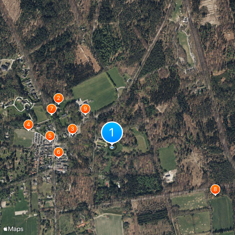 Schloss Drakensteyn Karte