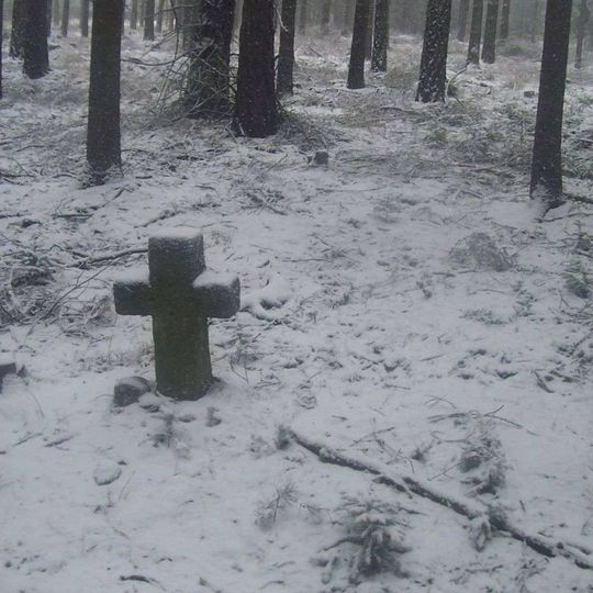 Smírčí kříž jižně od Stříbra v lese