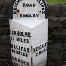 Milepost Opposite Petrol Station