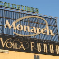 Monarch advertising sign