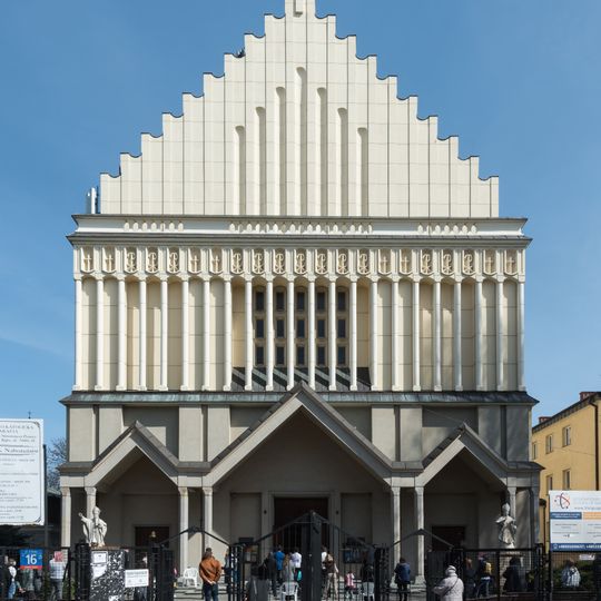 Saint Andrew Bobola church in Warsaw
