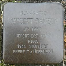 Stolperstein en memoria de Margret Samson