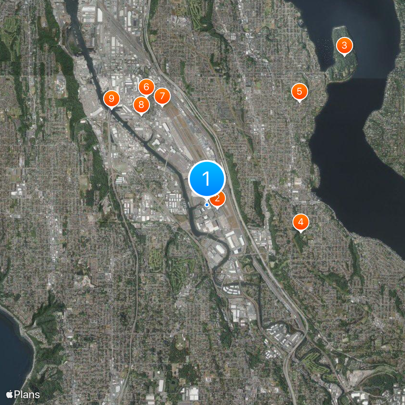 Museum of Flight Carte