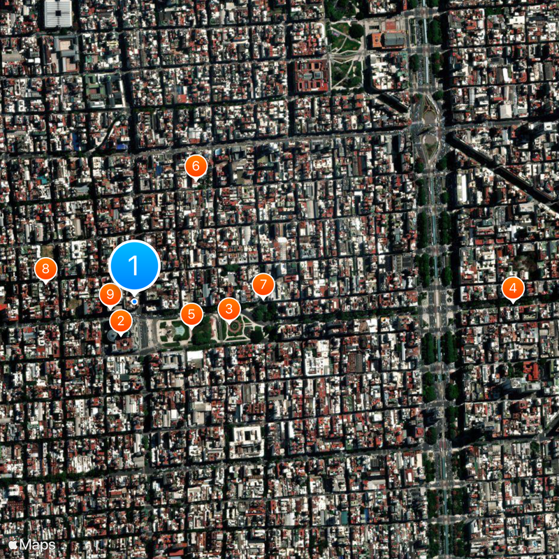 Confitería del Molino Mapa