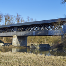 Holzbrücke über die Rott