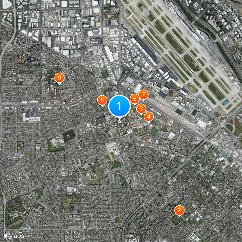 Mission Santa Clara de Asís Map